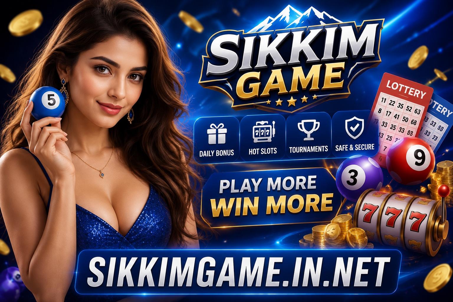 Sikkim Game banner — daily bonus, hot slots, tournaments and safe and secure play at sikkimgame.in.net