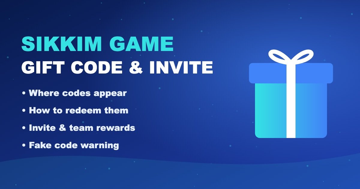 Sikkim Game gift code guide