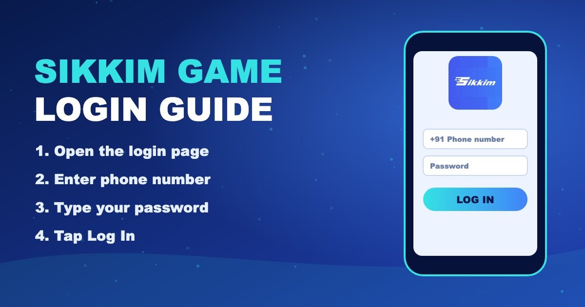 Sikkim Game login steps